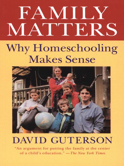 Title details for Family Matters by David Guterson - Available
